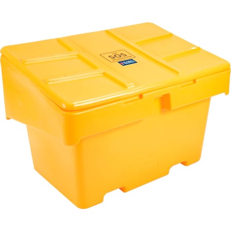 Global Industrial Lockable Outdoor Storage Container, 48inLx33inWx34inH, 18.5 Cu. Ft., Yellow B2050616